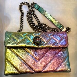 EUC Kurt Geiger Pastel Ombré leather Kensington bag